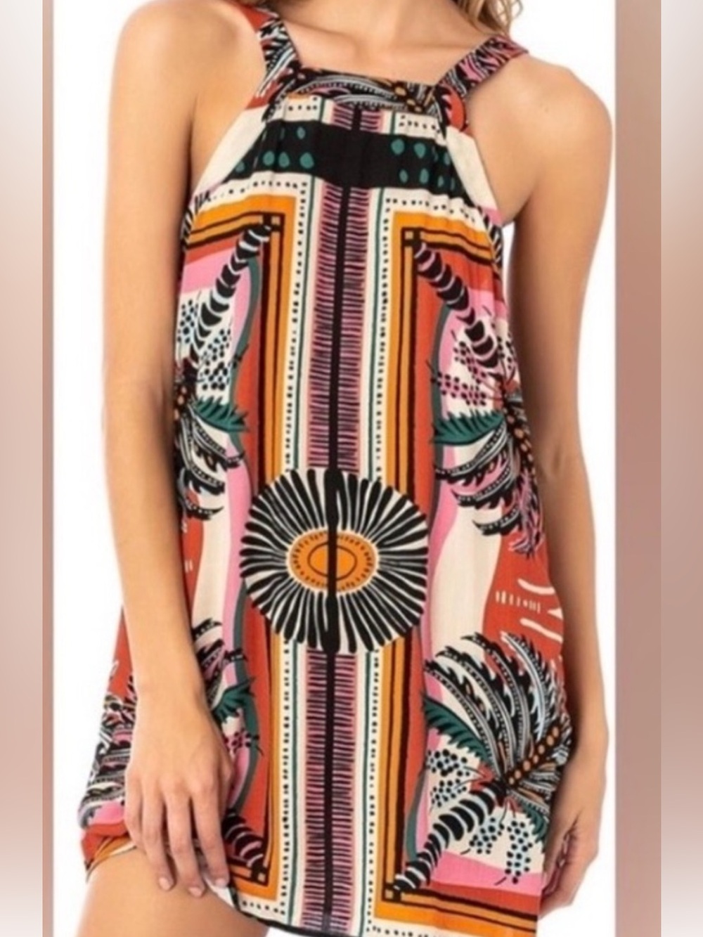 Maaji Anthropologie Boho Eco Boho Tribal, Aztec Hippie Tribal Carnival Surfer